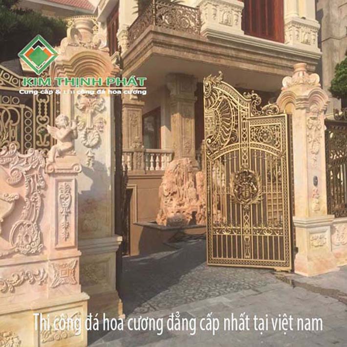 Cột đá hoa cương đẹp