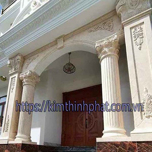 mặt liền đá marble mặt dựng