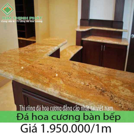 Bếp đá hoa cương  hoa văn granite tự nhiên giá rẻ chất lượng thế nào